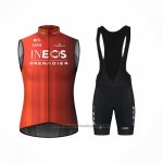 2024 Windvest INEOS Grenadiers Rood Zwart en Koersbroek